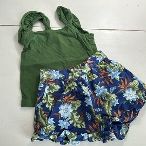 Shorts with coordinating tank